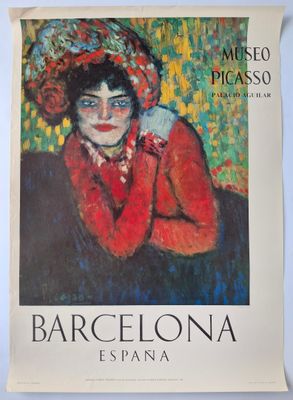 an image of a painting of a woman wearing a red hat