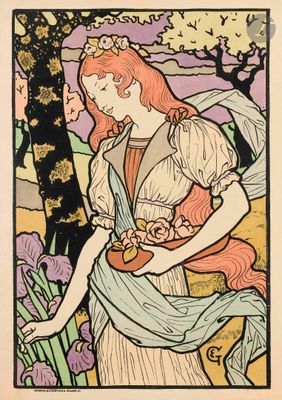 Eugène Grasset (1845-1917) Grafton Gallery, Londres. Exposit…