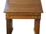 an image of a wooden desk with a drawer on top of it