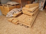 several pieces of plywood are stacked on top of each other