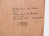a picture of a piece of wood with writing on it