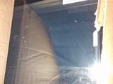 a cardboard box with a picture of a cat inside of it
