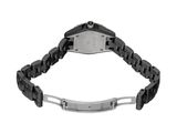 nixon men ' s black stainless steel bracelet watch