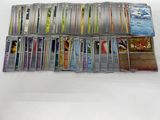 a lot of cards that are sitting on a table