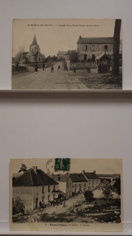 Puy de Dôme : Lot de 2cpa. 1 de Roche-d’Agoux, 1 de St-Maurice-de...