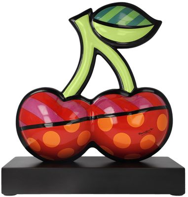 Romero Britto Objet en porcelaine "Cerises"