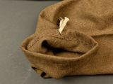 a close up of a piece of cloth on a table