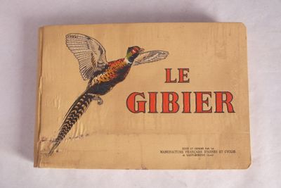 un livre sur lequel figure l'image d'un faisan en plein vol
