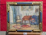 une photo d'une peinture exposée dans un musée
