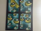a picture of a painting hanging on the wall