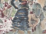 an image of a painting of a group of people dancing in a room