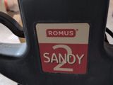 a close up of a sign on a bicycle
