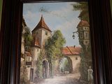 a picture of a painting hanging on the wall