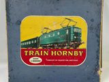 a box with a train hornby train on it