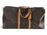 louis vuittou bag in monogram canvas and leather