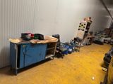 an image of a workbench in a garage