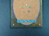 a picture of a deckmaster card on a black background