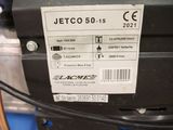 a label on the back of a jetco machine