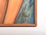 a picture of a painting on the wall of a room