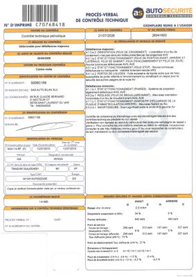 un document comportant un code-barres au recto et un autre au verso