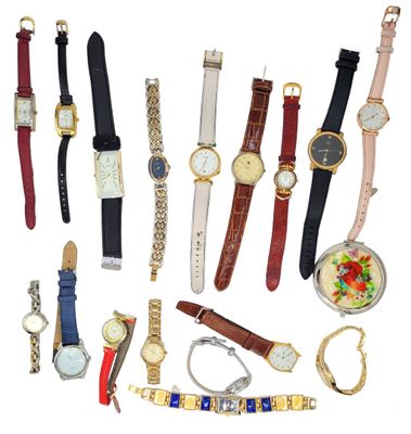 LOT DE 17 montres bracelets dont Fontenay, Cupillard, Festin…