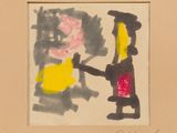 an image of a drawing of a man and a woman holding hands