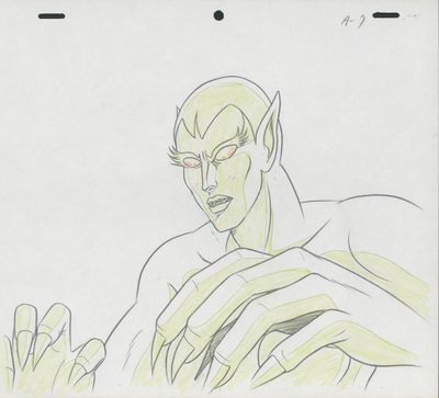 une image représentant le dessin d'un homme vêtu d'une tenue jaune