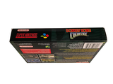 a black box with a red and yellow label on it
