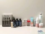 de nombreux types de produits de soins de la peau sur la table