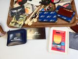 a tray with a lot of different items on it