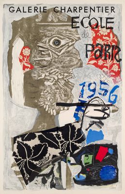 an image of a painting of a woman ' s face on a piece of paper