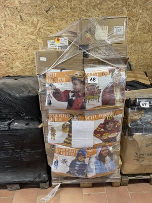 une pile de cartons empilés les uns sur les autres sur une palette