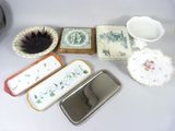 a lot of different items that are sitting on a table