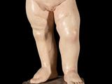 an image of a statue of a baby on a pedestal