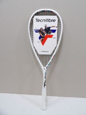 a tennis racket with a picture of a tennis player on it
