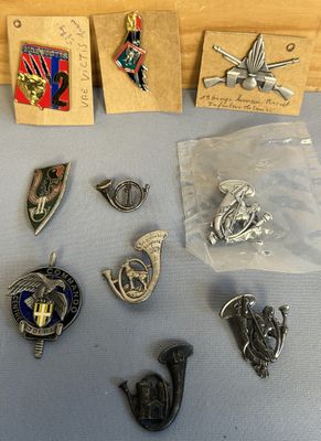 lot de médailles chasseur