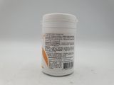 a close up of a container with a label on it