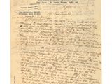 une vieille lettre écrite en français sur un bout de papier