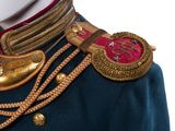 uniform of a man in a military uniform on a mannequin head