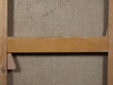 a picture of a wooden frame with a drawing on it