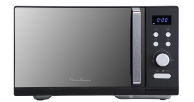une image d'un four à micro-ondes sur fond blanc