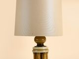 an image of a lamp that is on a table