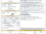 a document with a picture of a person ' s name and a barcode on it
