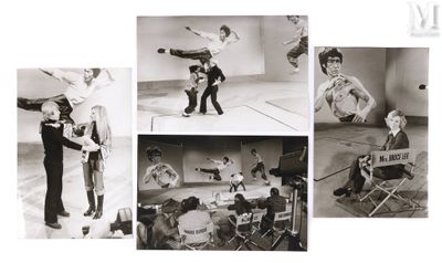 several black and white photos of a group of people playing baseball