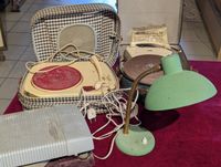 Varia - Ensemble de 3 tourne-disques anciens et une lampe vi… (photo 4)