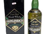 an image of a bottle of glennanach whisky next to a box