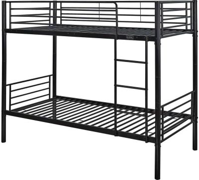 43 / Lit superposé 2 x 90 x 190 cm - Métal (Noir) Desi…