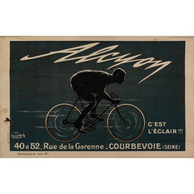 Alcyon, Courbevoie (Seine) Lithographie sur affiche [non ent…
