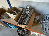 a cart that has a bunch of tools in it
