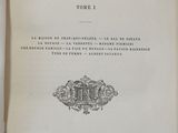 an old book with a black and white title on it